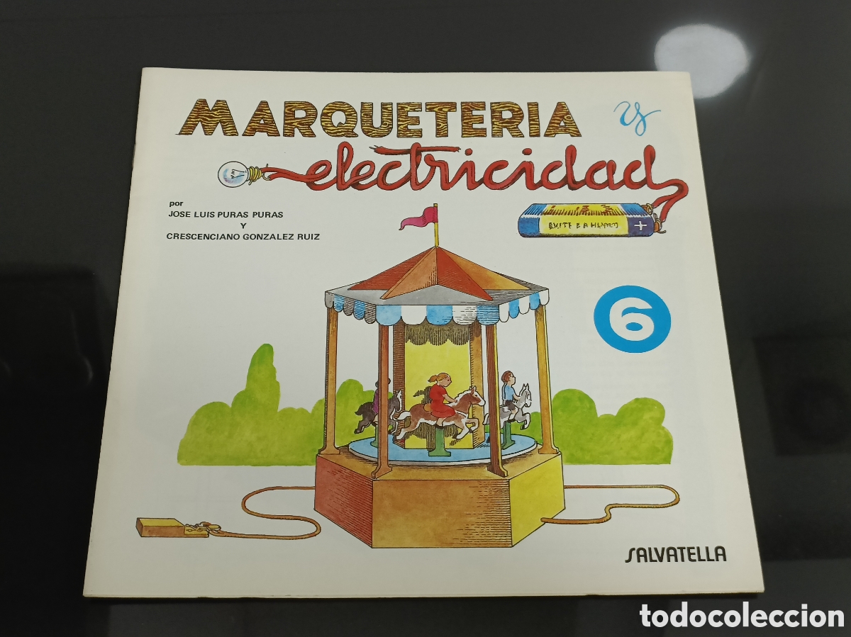 Otros art&iacute;culos de coleccionismo en papel: Vintage Cuaderno 6 Marqueteria y electricidad Salvatella