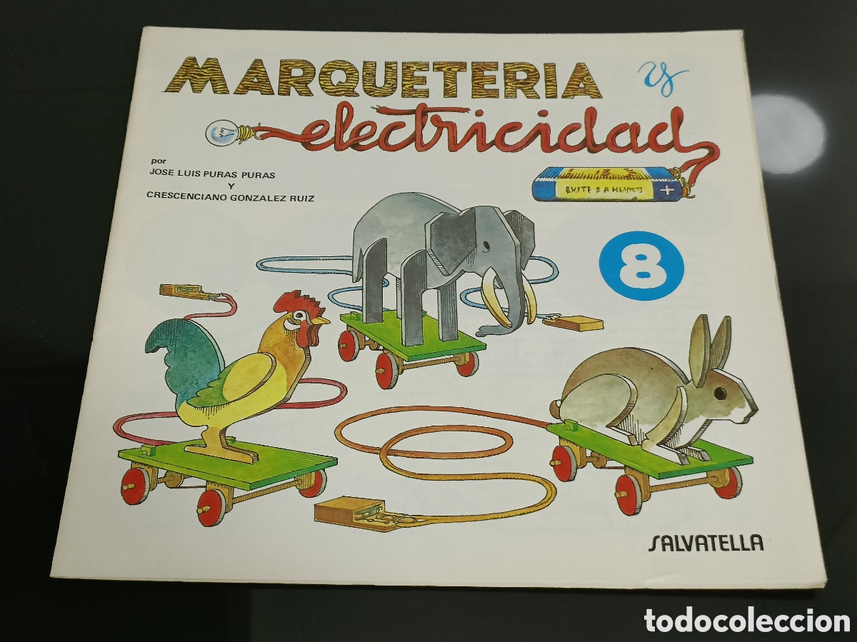 Otros art&iacute;culos de coleccionismo en papel: Cuaderno 8 Marqueter&iacute;a y electricidad: Animales dom&eacute;sticos