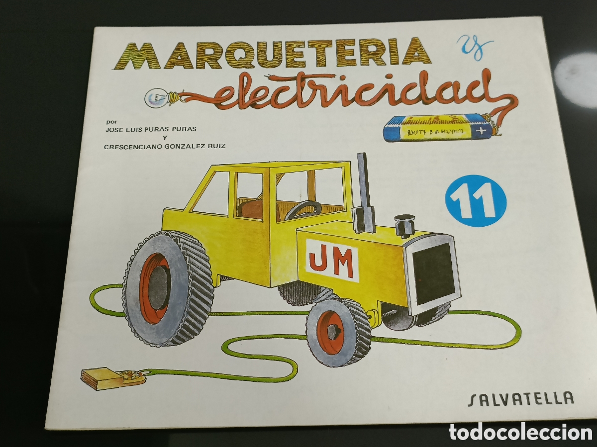 Otros art&iacute;culos de coleccionismo en papel: Cuaderno 11 Marqueteria y electricidad: Tractor