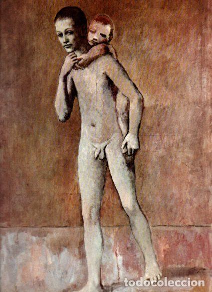 Otros art&iacute;culos de coleccionismo en papel: LAMINA V53065: Los dos hermanos por Picasso