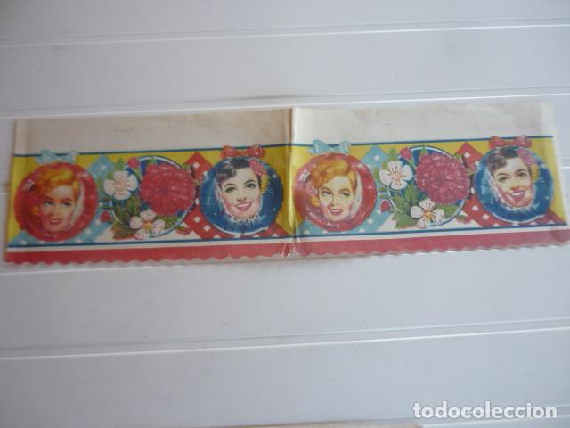 Otros art&iacute;culos de coleccionismo en papel: ANTIGUA CENEFA EN PAPEL PARA MUEBLE COCINA 55 X 15 CM