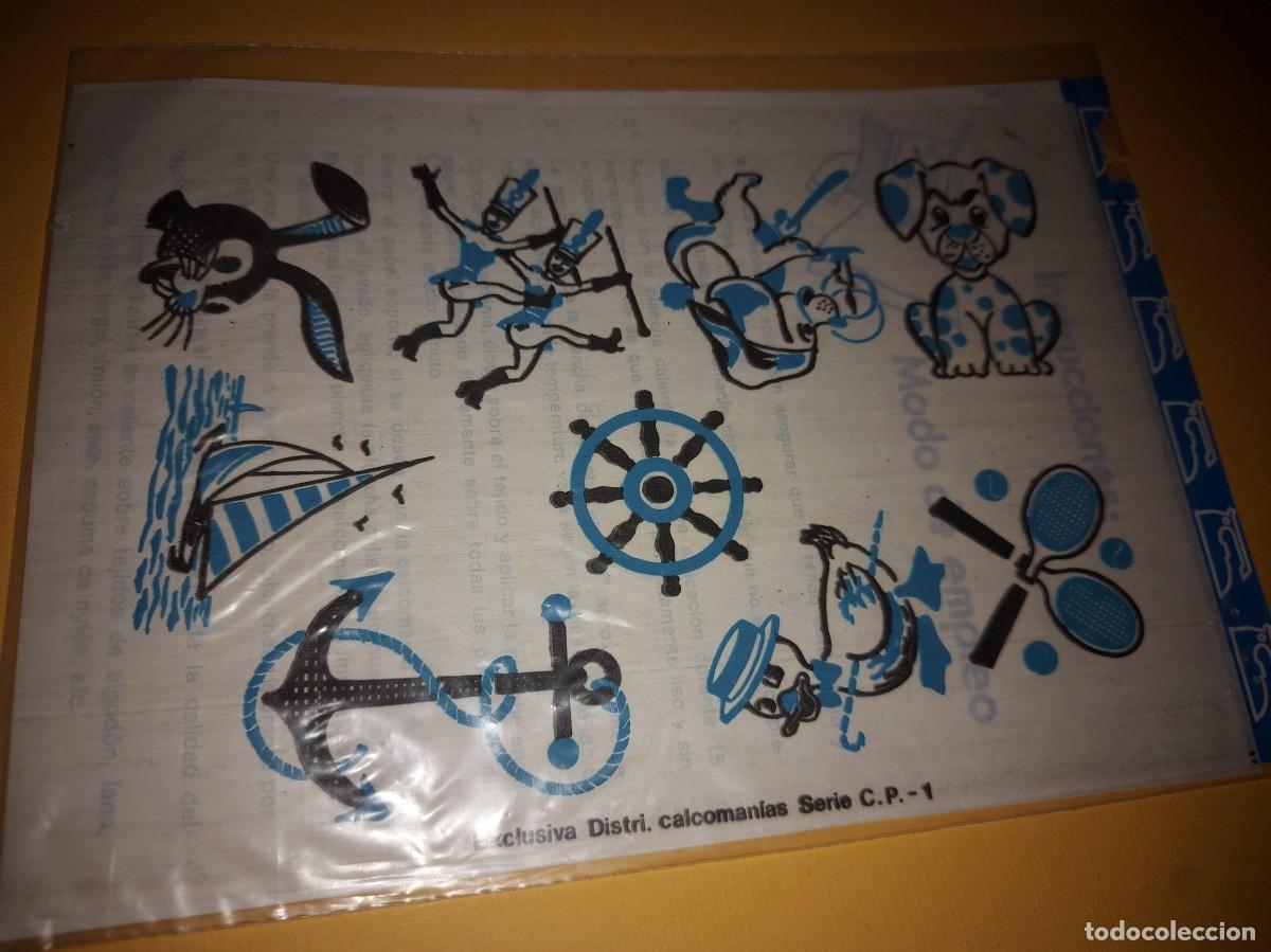 Otros art&iacute;culos de coleccionismo en papel: ANTIGUAS CALCOMANIAS PARA DECORAR ROPA, MU&Ntilde;ECAS