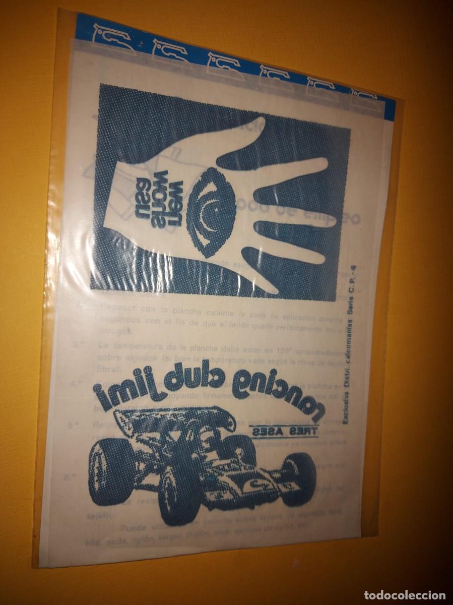 Otros art&iacute;culos de coleccionismo en papel: ANTIGUAS CALCOMANIAS A&Ntilde;OS 70