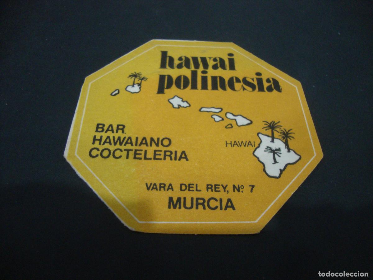 Otros art&iacute;culos de coleccionismo en papel: POSAVASOS HAWAI POLINESIA MURCIA