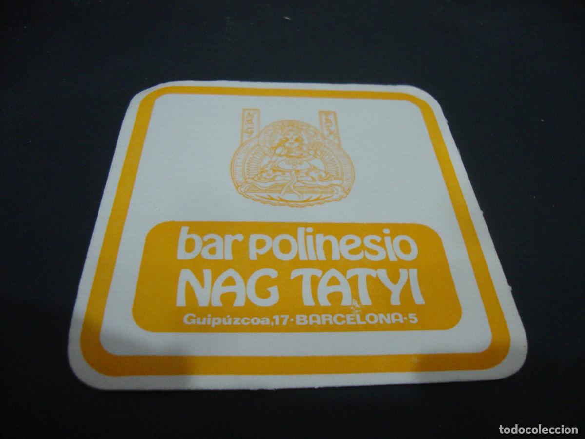 Otros art&iacute;culos de coleccionismo en papel: POSAVASOS BAR POLINESIO NAG TATYI BARCELONA