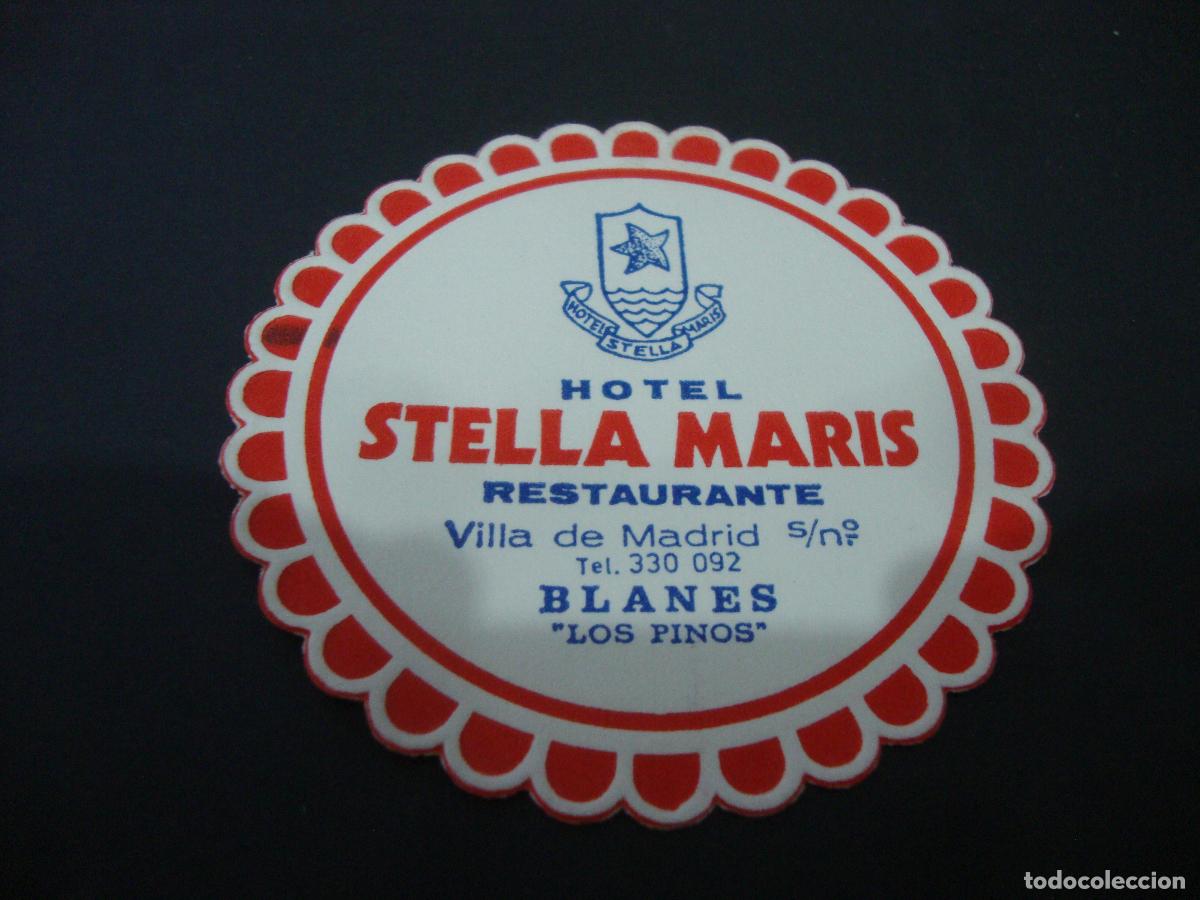 Otros art&iacute;culos de coleccionismo en papel: POSAVASOS HOTEL STELLA MARIS BLANES
