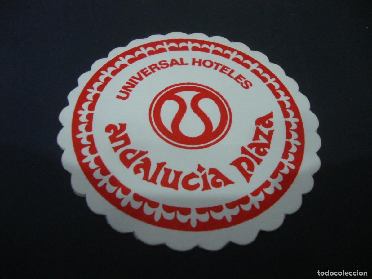 Otros art&iacute;culos de coleccionismo en papel: POSAVASOS HOTEL UNIVERSAL HOTELES ANDALUCIA PLAZA