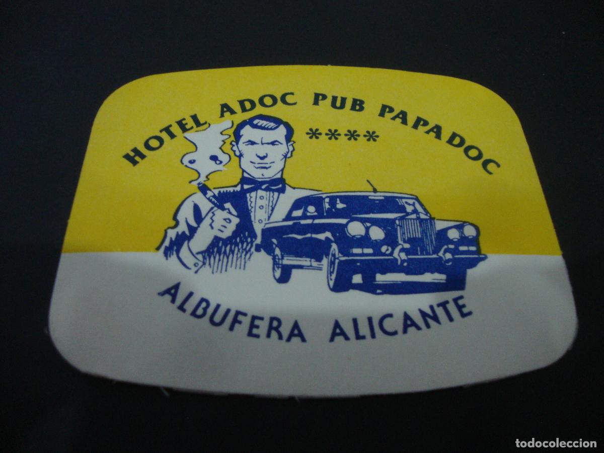 Otros art&iacute;culos de coleccionismo en papel: POSAVASOS HOTEL ADOC ALBUFERA ALICANTE