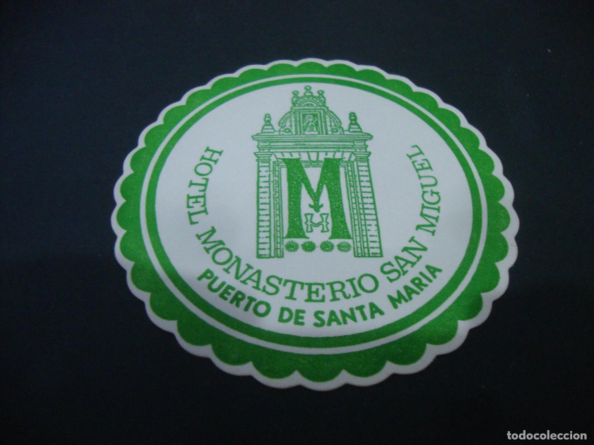 Otros art&iacute;culos de coleccionismo en papel: POSAVASOS HOTEL MONASTERIO SAN MIGUEL PUERTO DE SANTA MARIA