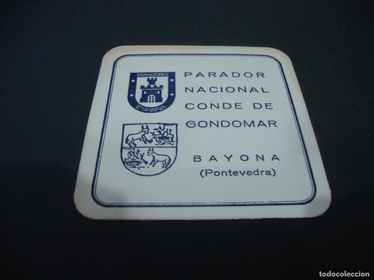 Otros art&iacute;culos de coleccionismo en papel: POSAVASOS HOTEL PARADOR NACIONAL CONDE DE GONDOMAR BAYONA