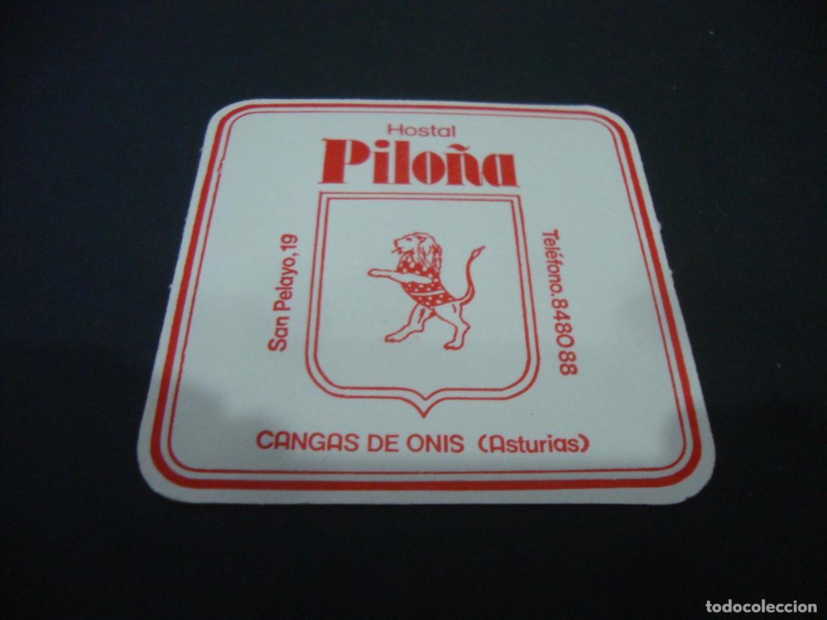 Otros art&iacute;culos de coleccionismo en papel: POSAVASOS HOTEL HOSTAL PILO&Ntilde;A CANGAS DE ONIS ASTURIAS