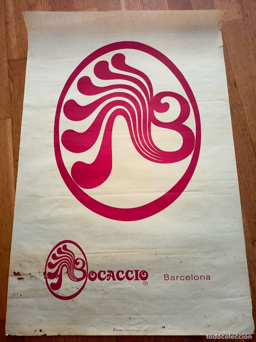 Otros art&iacute;culos de coleccionismo en papel: POSTER DE LA DISCOTECA BOCACCIO DE BARCELONA DE 70 X 46 CM.