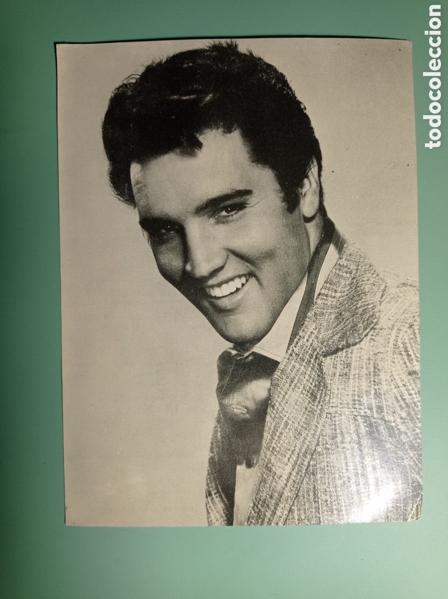 Otros art&iacute;culos de coleccionismo en papel: FOTO FICHA DE ELVIS PRESLEY. REVISTA ROM&Aacute;NTICA. A&Ntilde;OS 60.