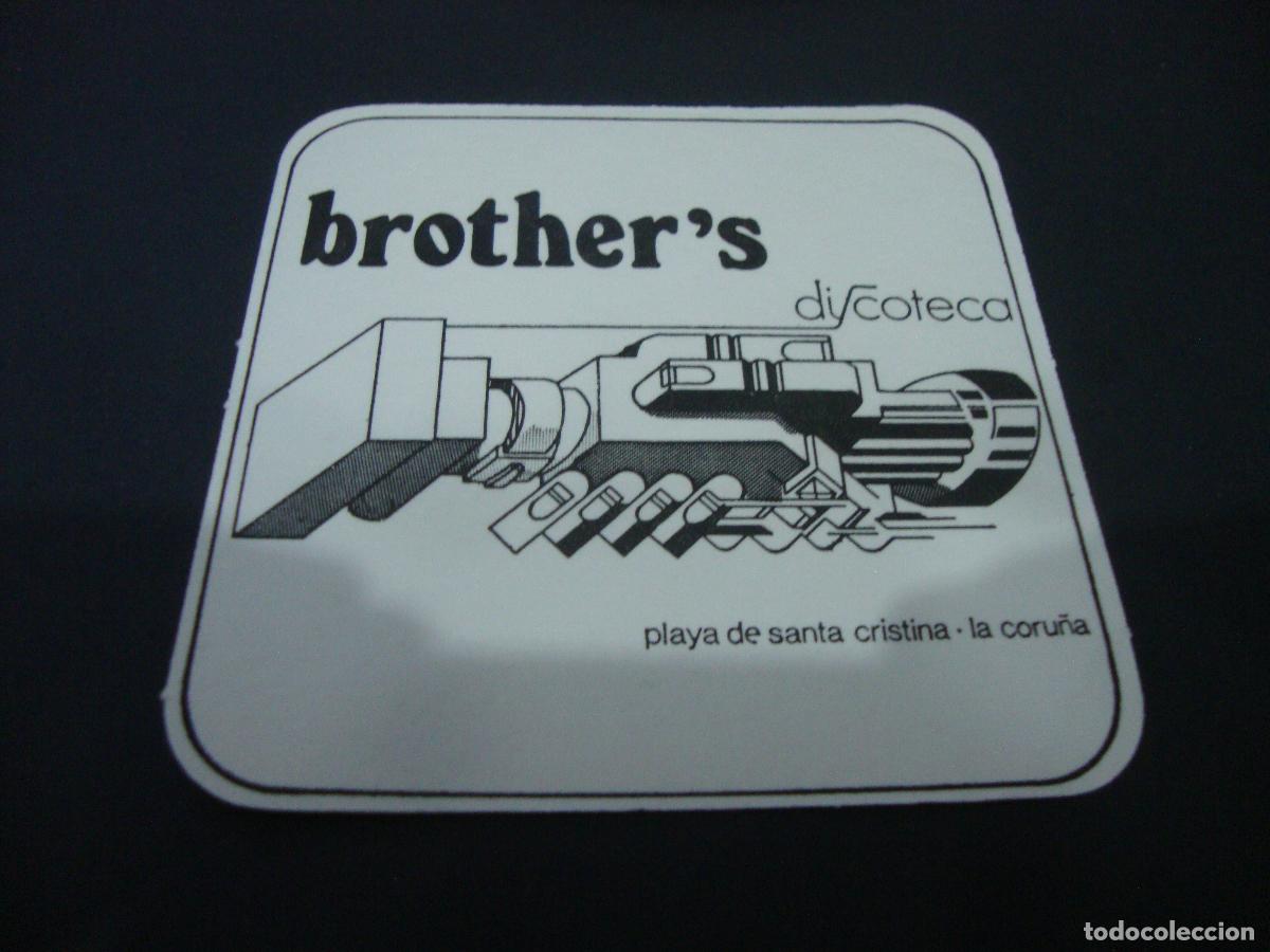 Otros art&iacute;culos de coleccionismo en papel: POSAVASOS DISCOTECA BROTHER'S PLAYA DE SANTA CRISTINA LA CORU&Ntilde;A