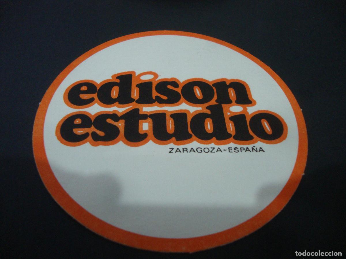 Otros art&iacute;culos de coleccionismo en papel: POSAVASOS DISCOTECA EDISON ESTUDIO ZARAGOZA