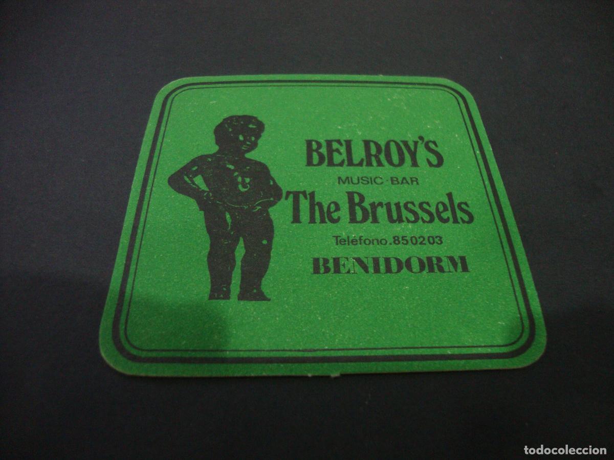 Otros art&iacute;culos de coleccionismo en papel: POSAVASOS MUSIC BAR BELROY'S THE BRUSSELS BENIDORM