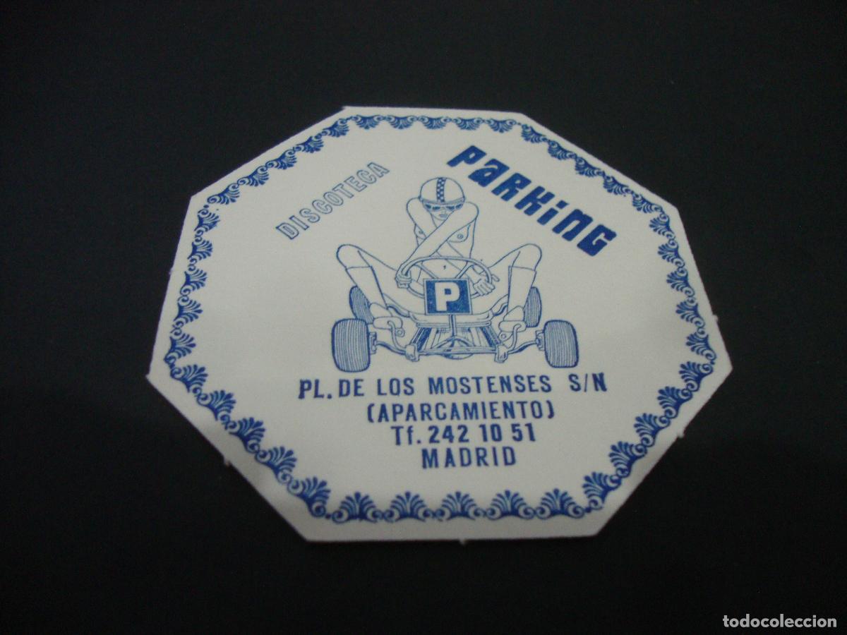 Otros art&iacute;culos de coleccionismo en papel: POSAVASOS DISCOTECA PARKING MADRID
