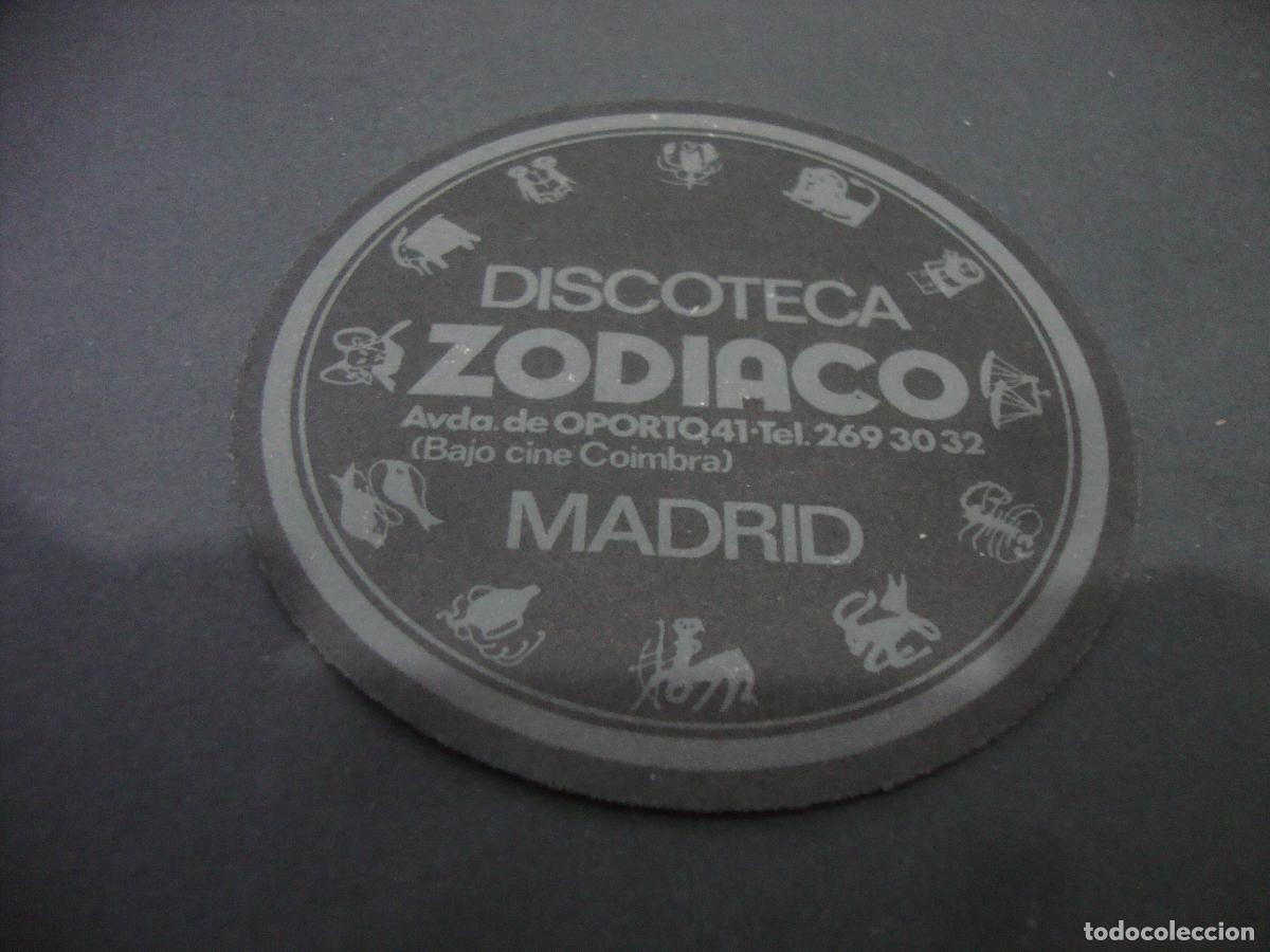 Otros art&iacute;culos de coleccionismo en papel: POSAVASOS DISCOTECA ZODIACO MADRID