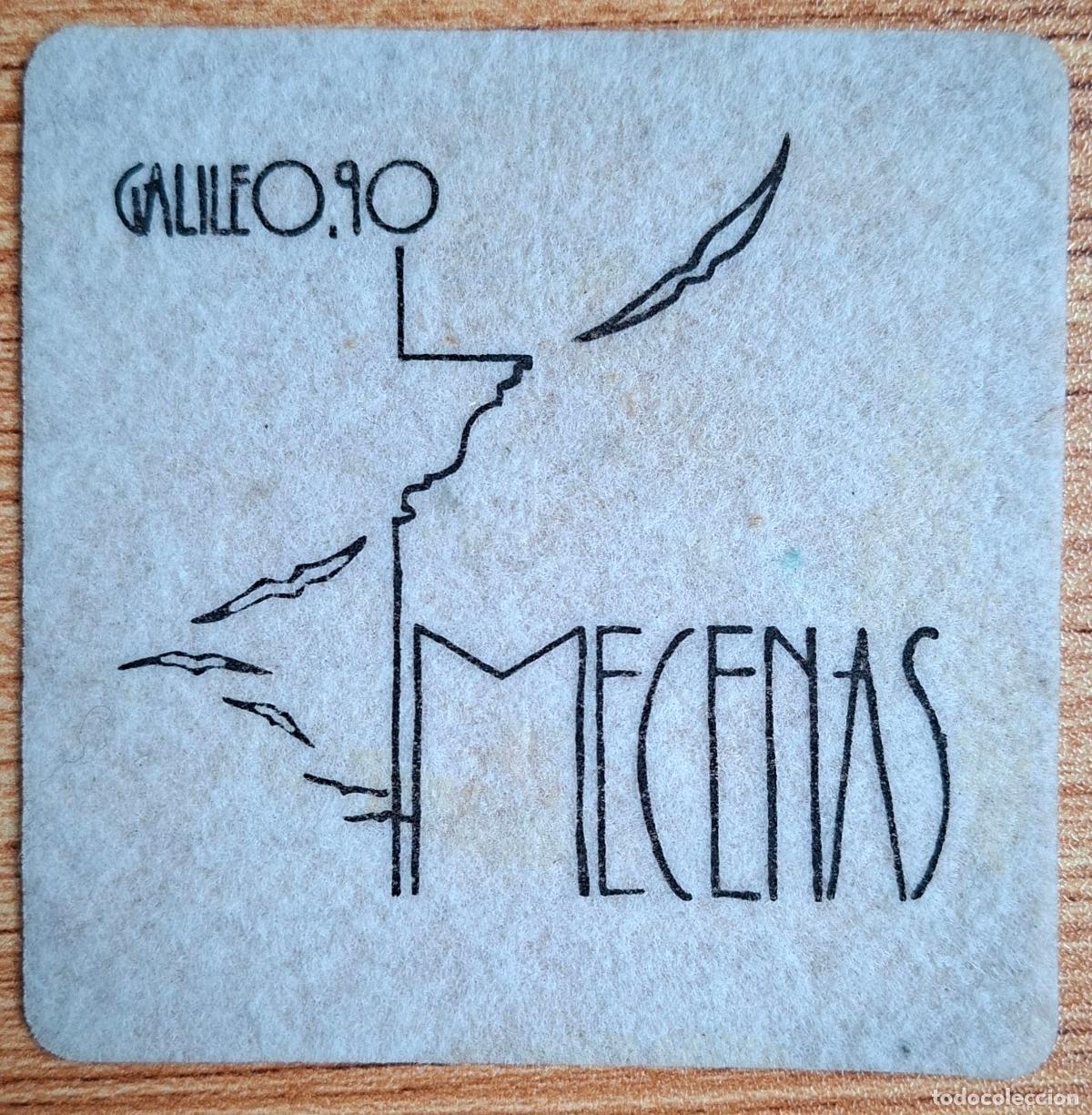 Otros art&iacute;culos de coleccionismo en papel: Posavasos Mecenas Blanco - Madrid