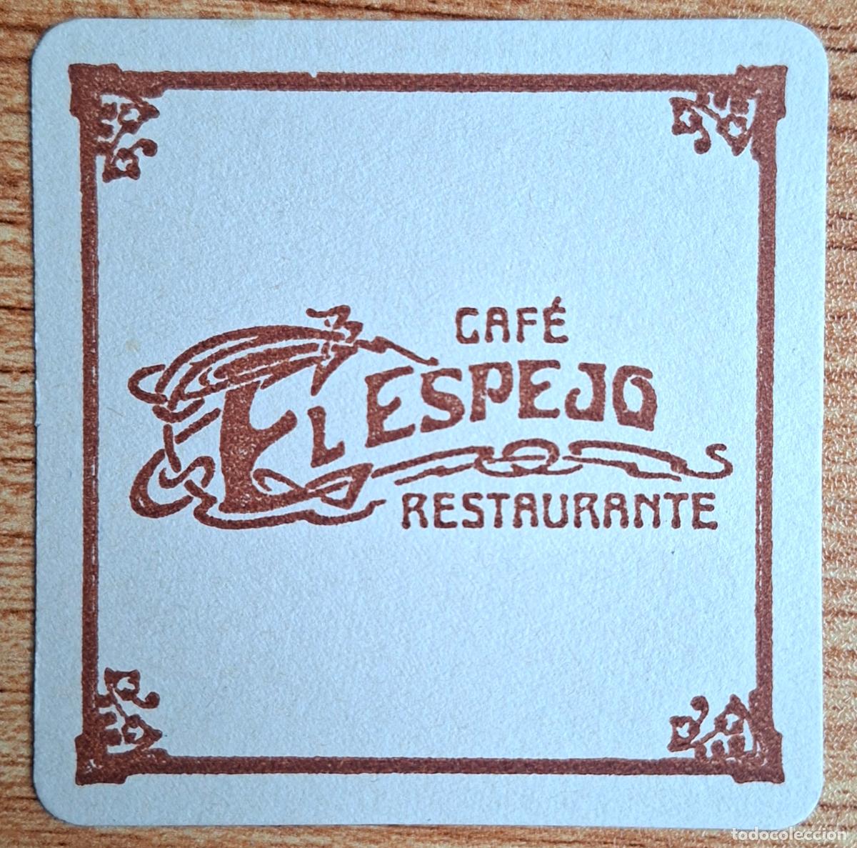 Otros art&iacute;culos de coleccionismo en papel: Posavasos Caf&eacute; El Espejo - Madrid