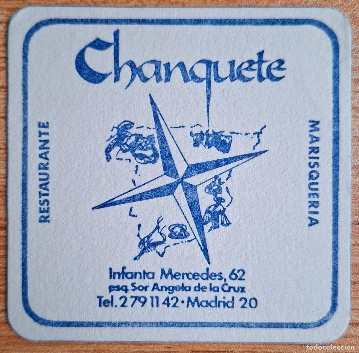 Paper Collecting Others: Posavasos Restaurante Marisquer&iacute;a Chanquete - Madrid
