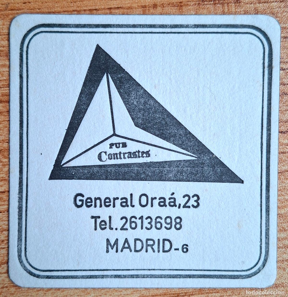 Paper Collecting Others: Posavasos Pub Contrastes - Madrid