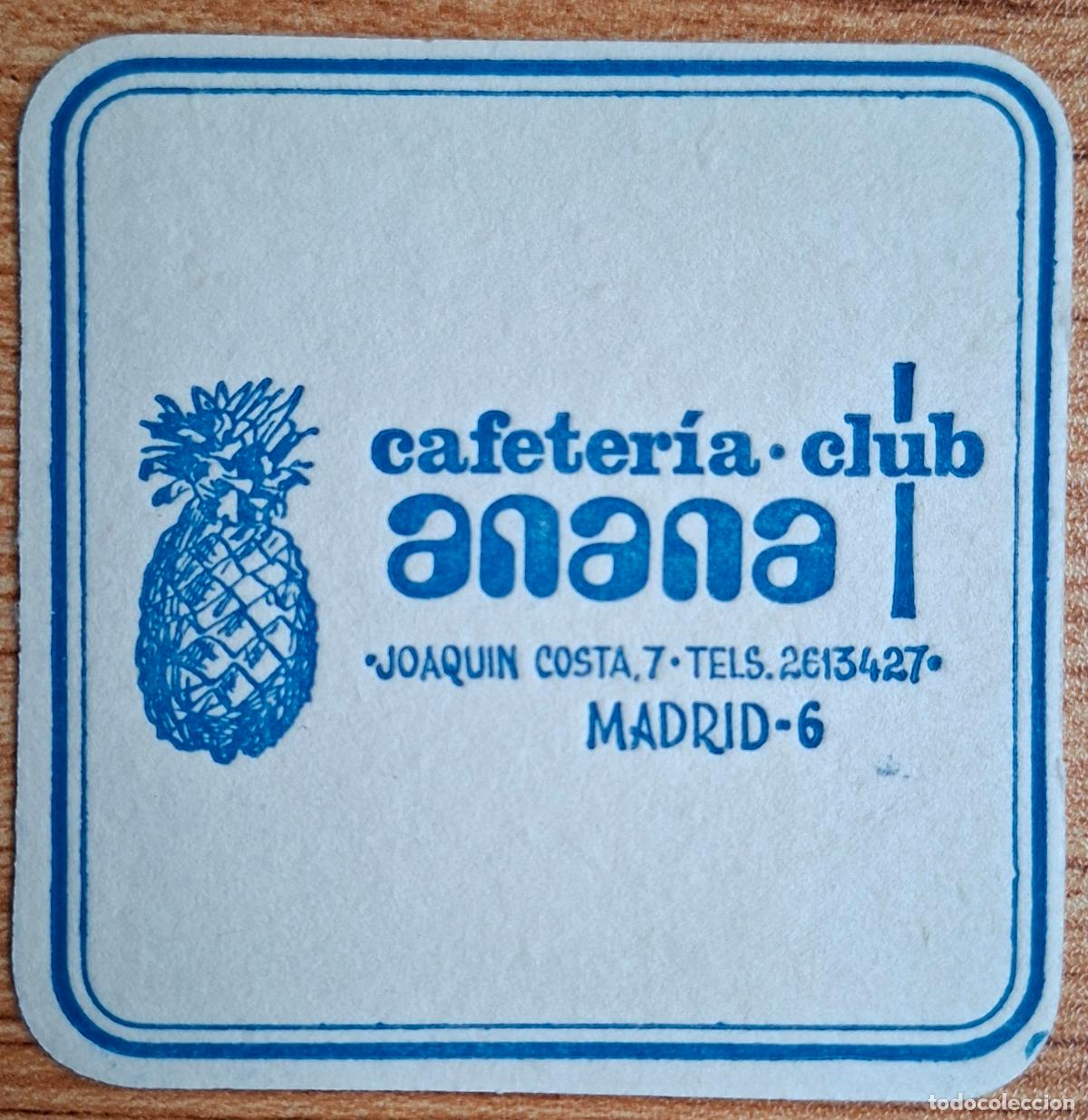 Paper Collecting Others: Posavasos Cafeter&iacute;a club anana - Madrid