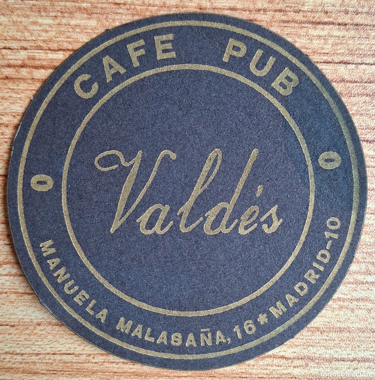 Otros art&iacute;culos de coleccionismo en papel: Posavasos Caf&eacute; Pub Vald&eacute;s - Madrid