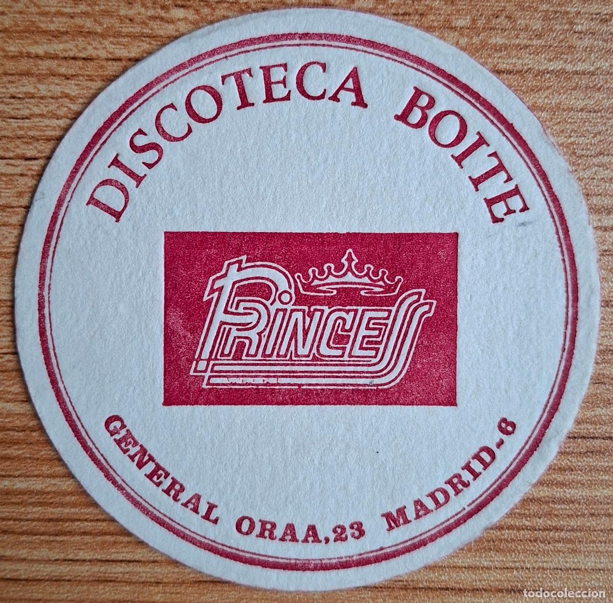 Otros art&iacute;culos de coleccionismo en papel: Posavasos Discoteca Boite Princess - Madrid