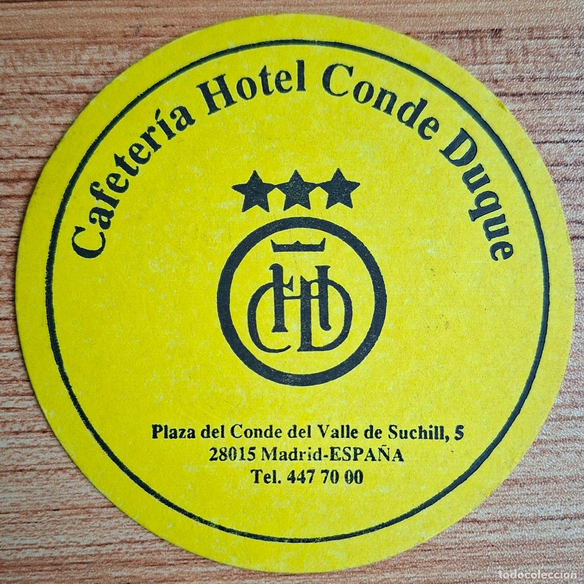Outros artigos de papel: Posavasos Cafeter&iacute;a Hotel Conde Duque - Madrid