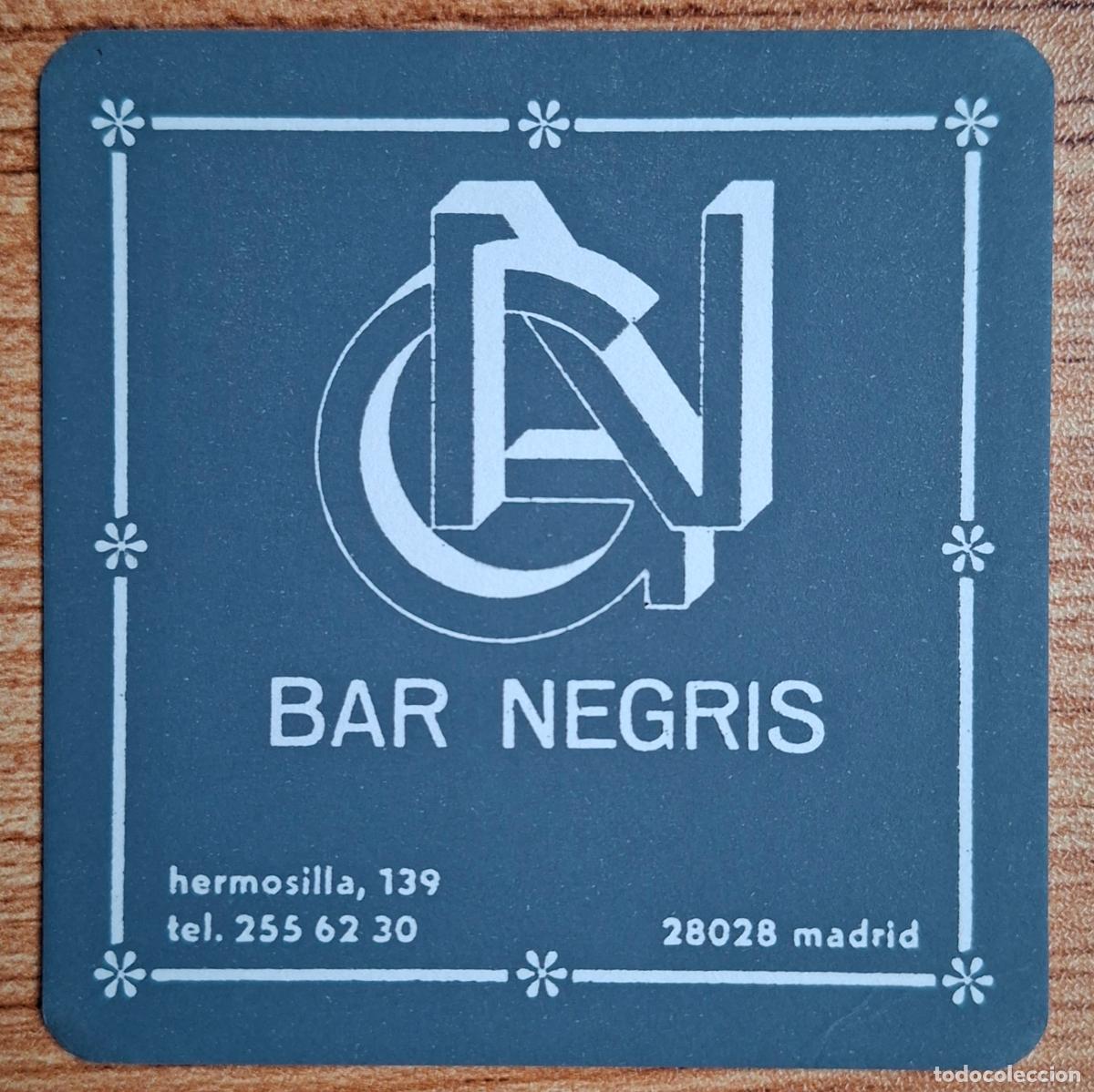 Outros artigos de papel: Posavasos Bar Negris - Madrid