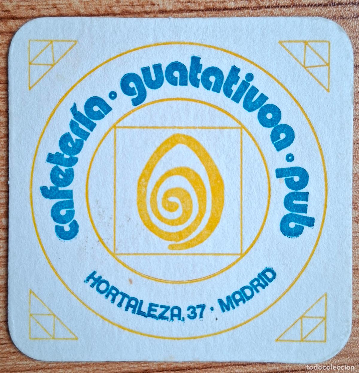 Outros artigos de papel: Posavasos Cafeter&iacute;a Pub Guatativoa - Madrid