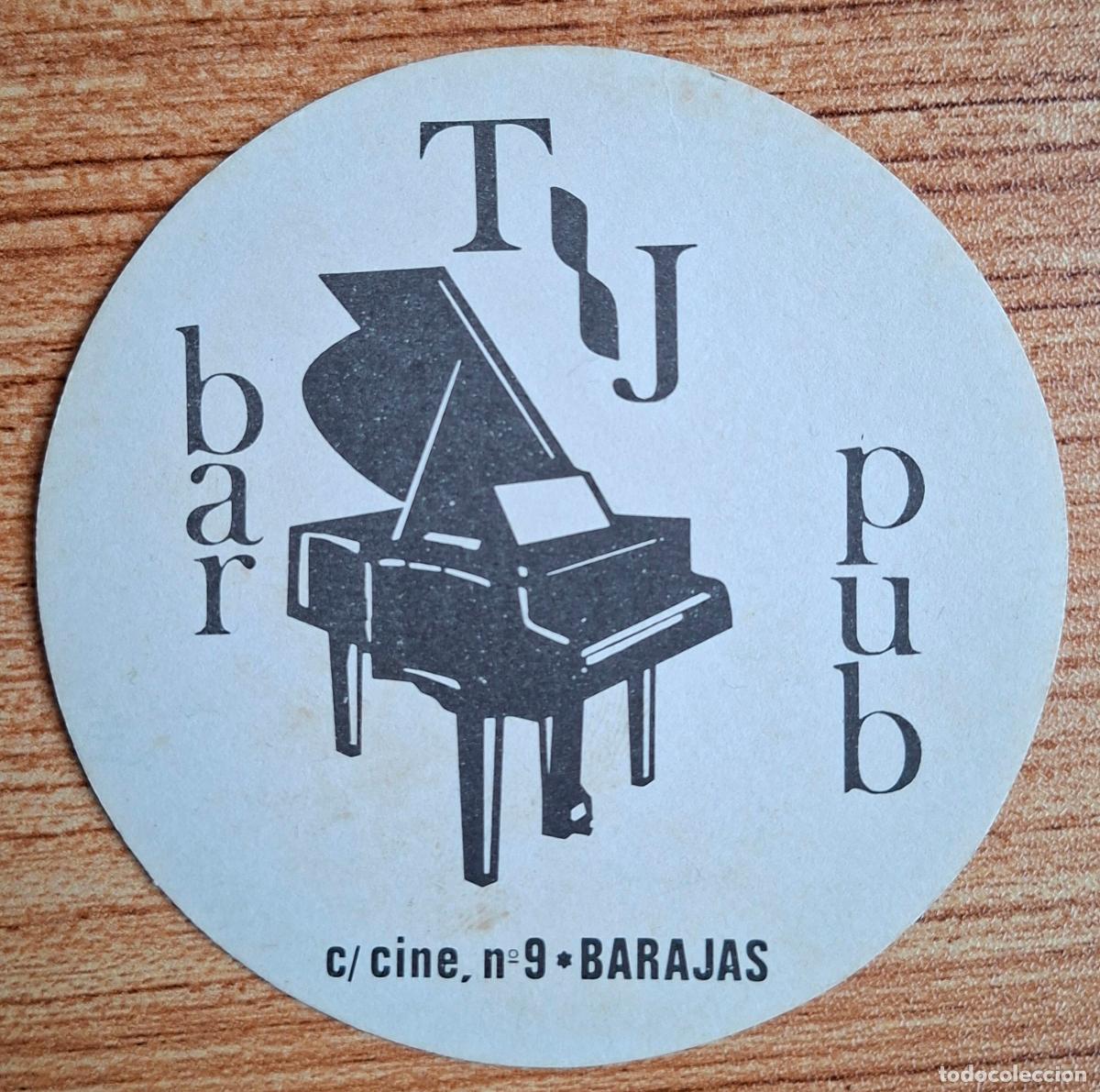 Collectionnisme Papier divers: Posavasos Bar Pub TJ - Madrid