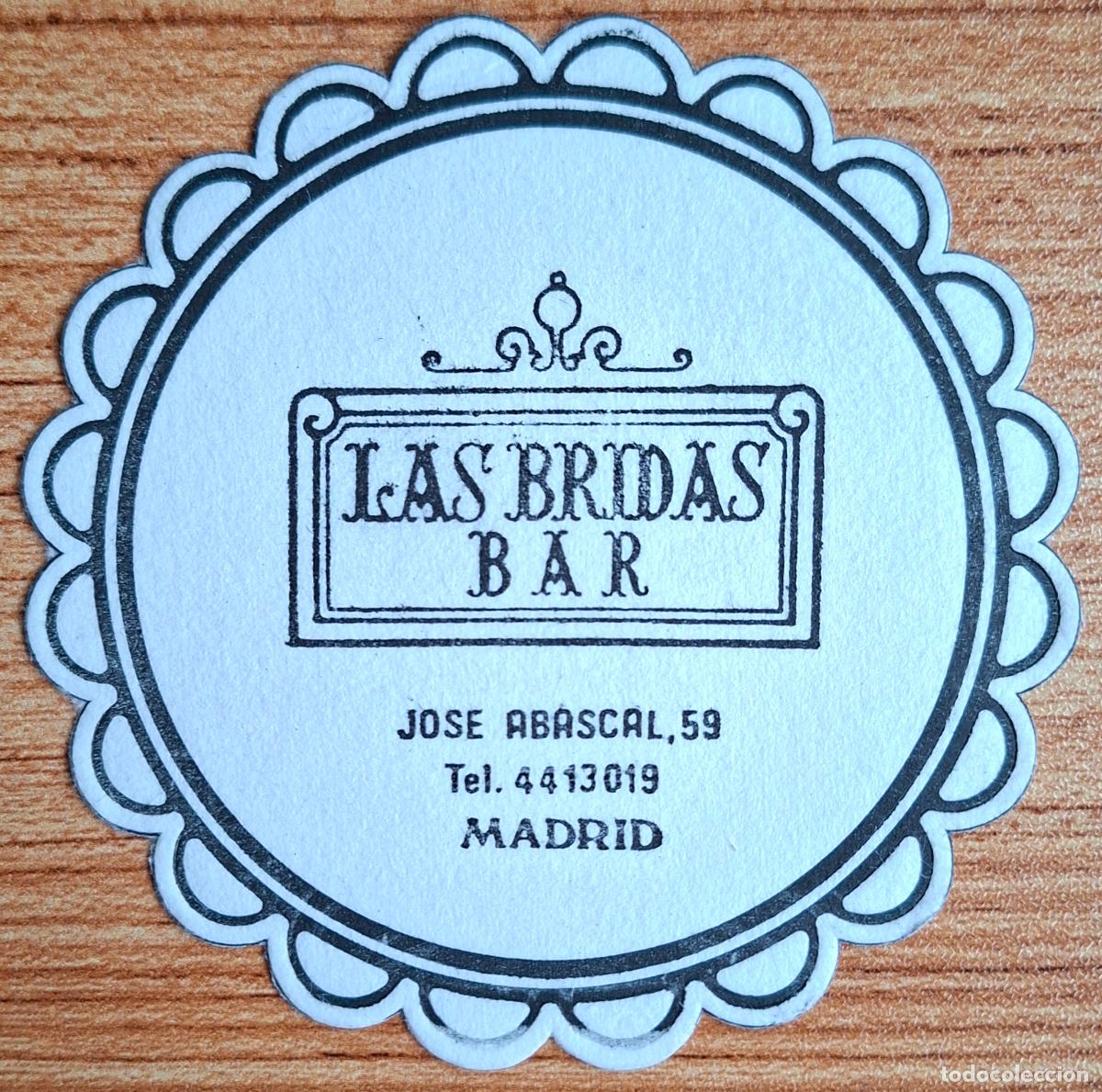 Collectionnisme Papier divers: Posavasos Bar Las Bridas - Madrid