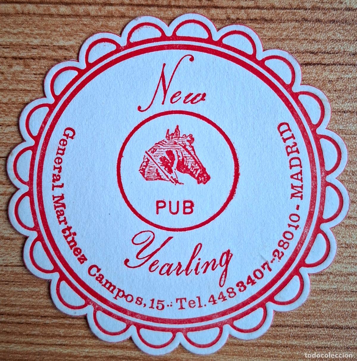 Otros art&iacute;culos de coleccionismo en papel: Posavasos Pub New Yearling - Madrid
