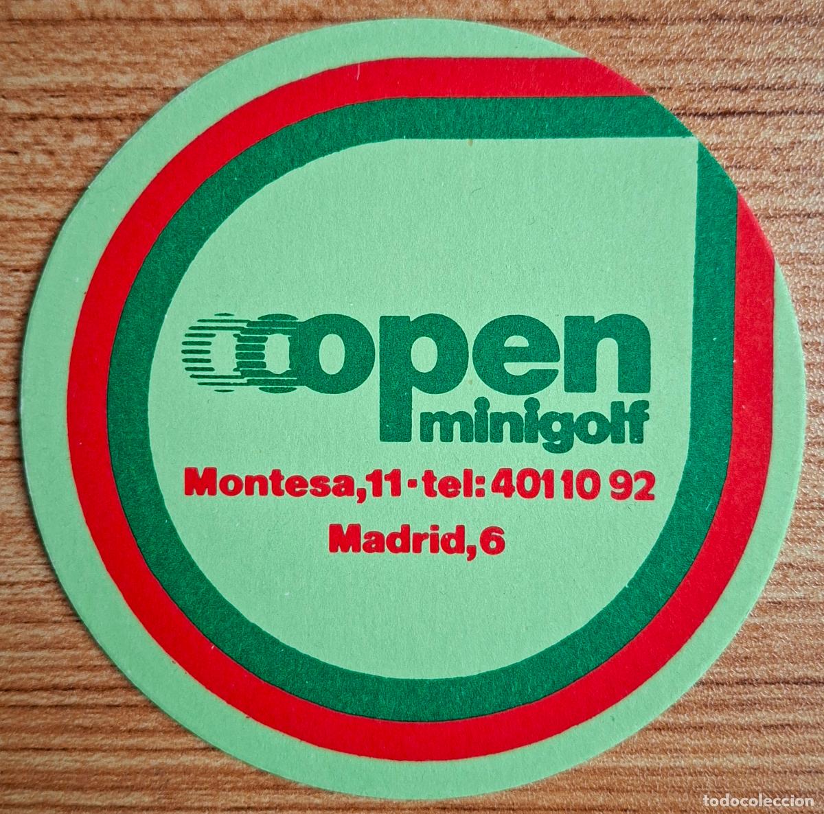 Otros art&iacute;culos de coleccionismo en papel: Posavasos Open Minigolf - Madrid