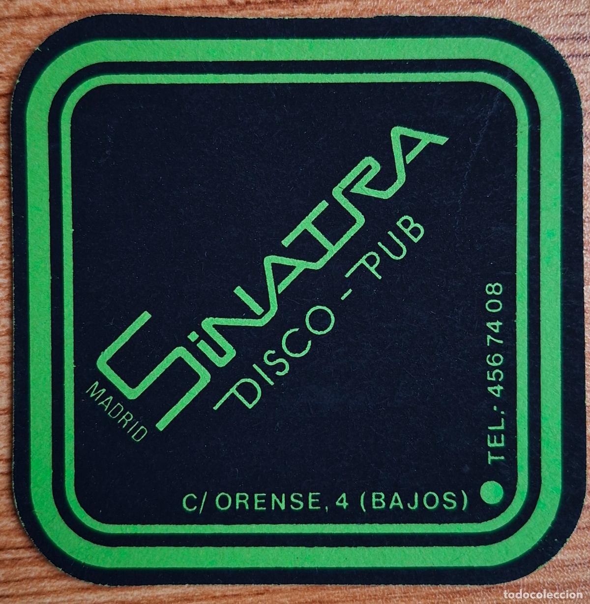 Otros art&iacute;culos de coleccionismo en papel: Posavasos Disco Pub Sinatra - Madrid