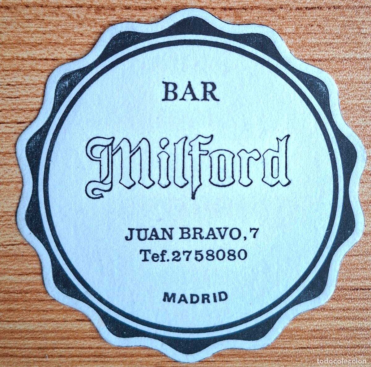Altri oggetti di carta: Posavasos Bar Milford - Madrid