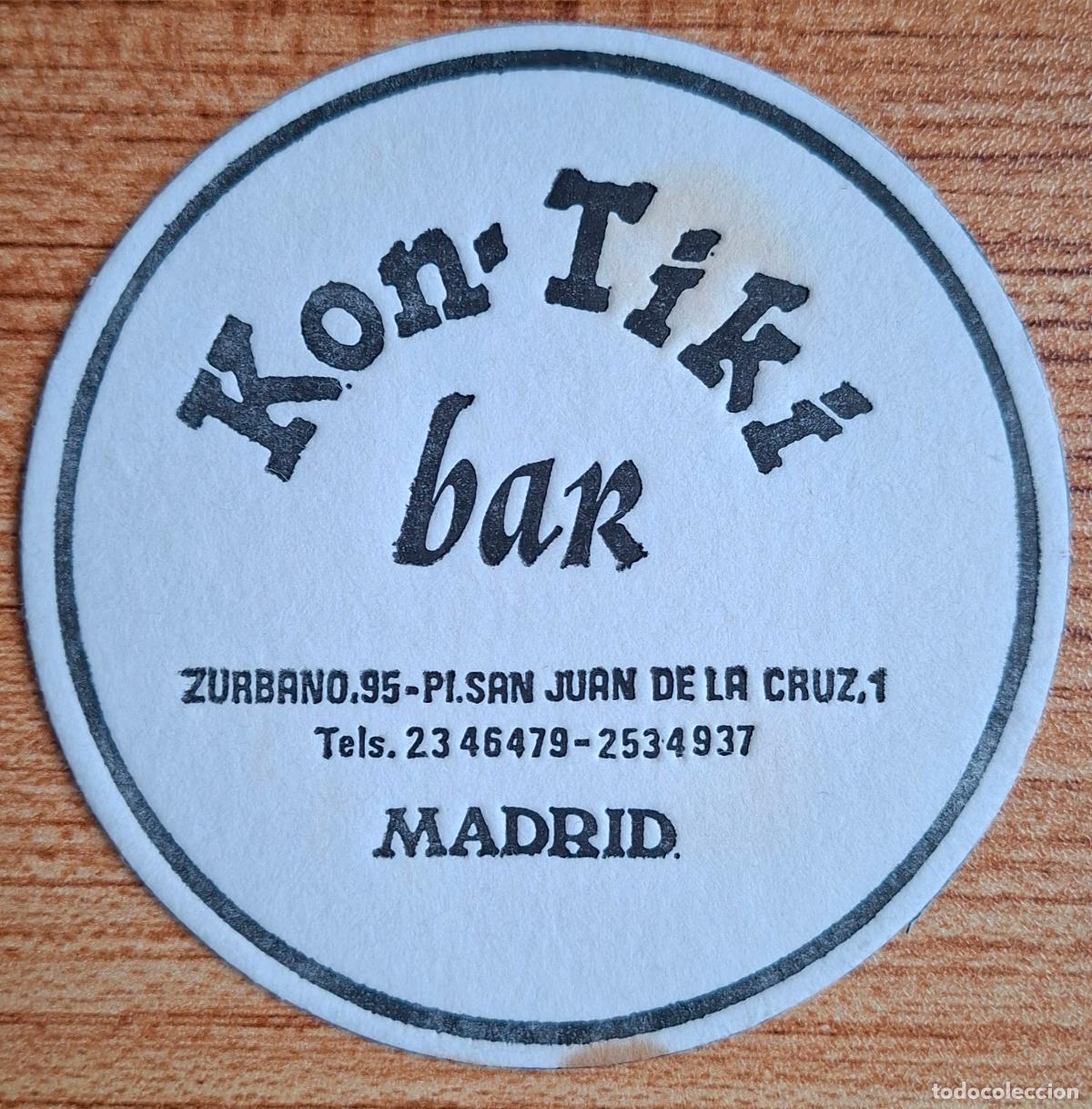 Altri oggetti di carta: Posavasos Bar Kon-Tiki - Madrid