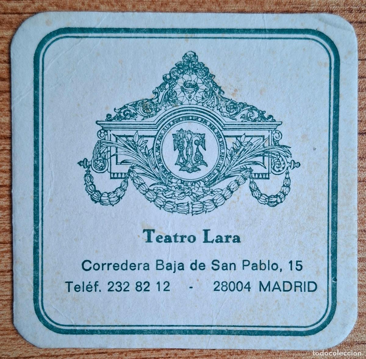 Altri oggetti di carta: Posavasos Teatro Lara - Madrid
