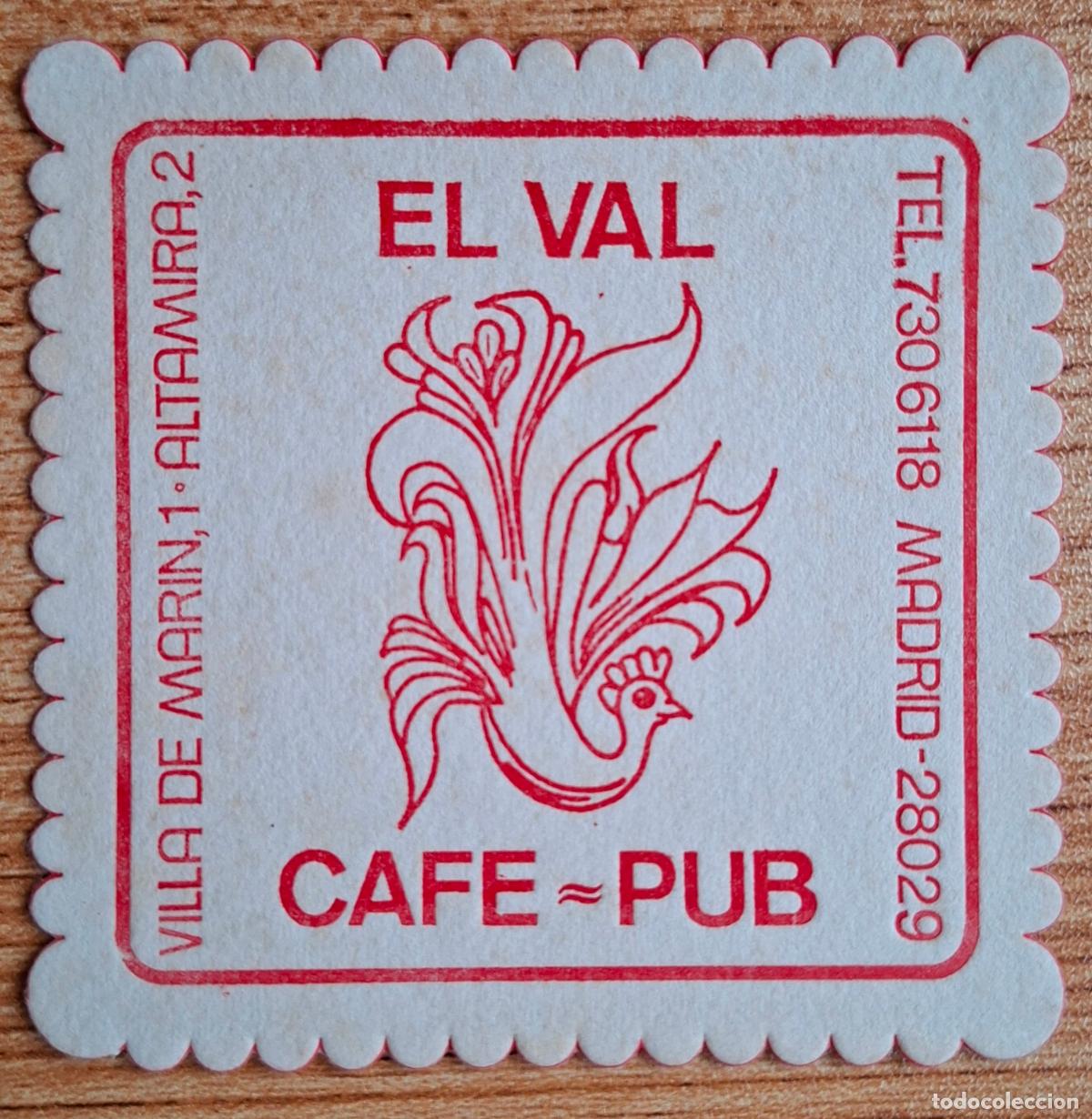 Altri oggetti di carta: Posavasos Caf&eacute; Pub El Val - Madrid