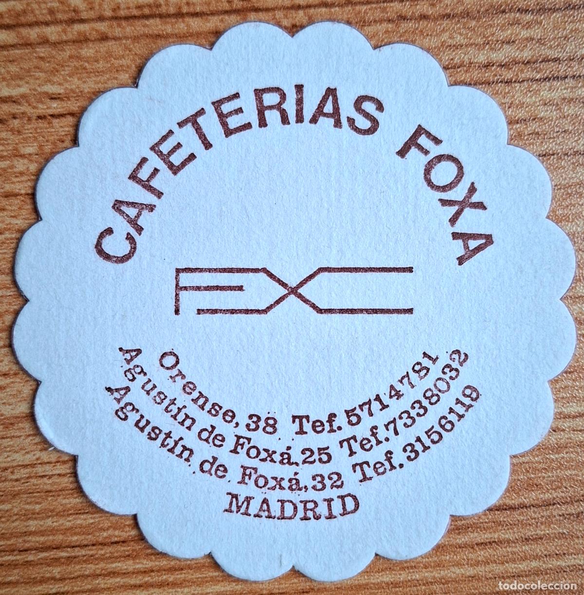 Altri oggetti di carta: Posavasos Cafeter&iacute;a Fox&aacute; - Madrid