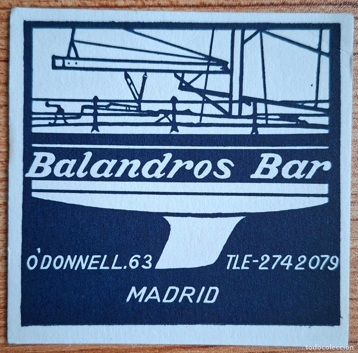 Altri oggetti di carta: Posavasos Balandros Bar - Madrid