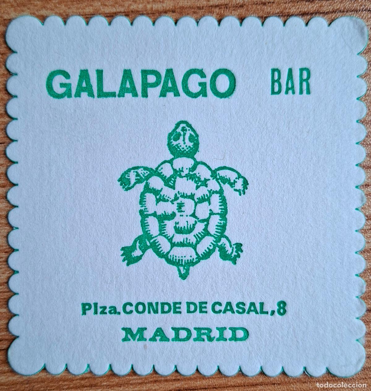 Otros art&iacute;culos de coleccionismo en papel: Posavasos Gal&aacute;pago Bar - Madrid
