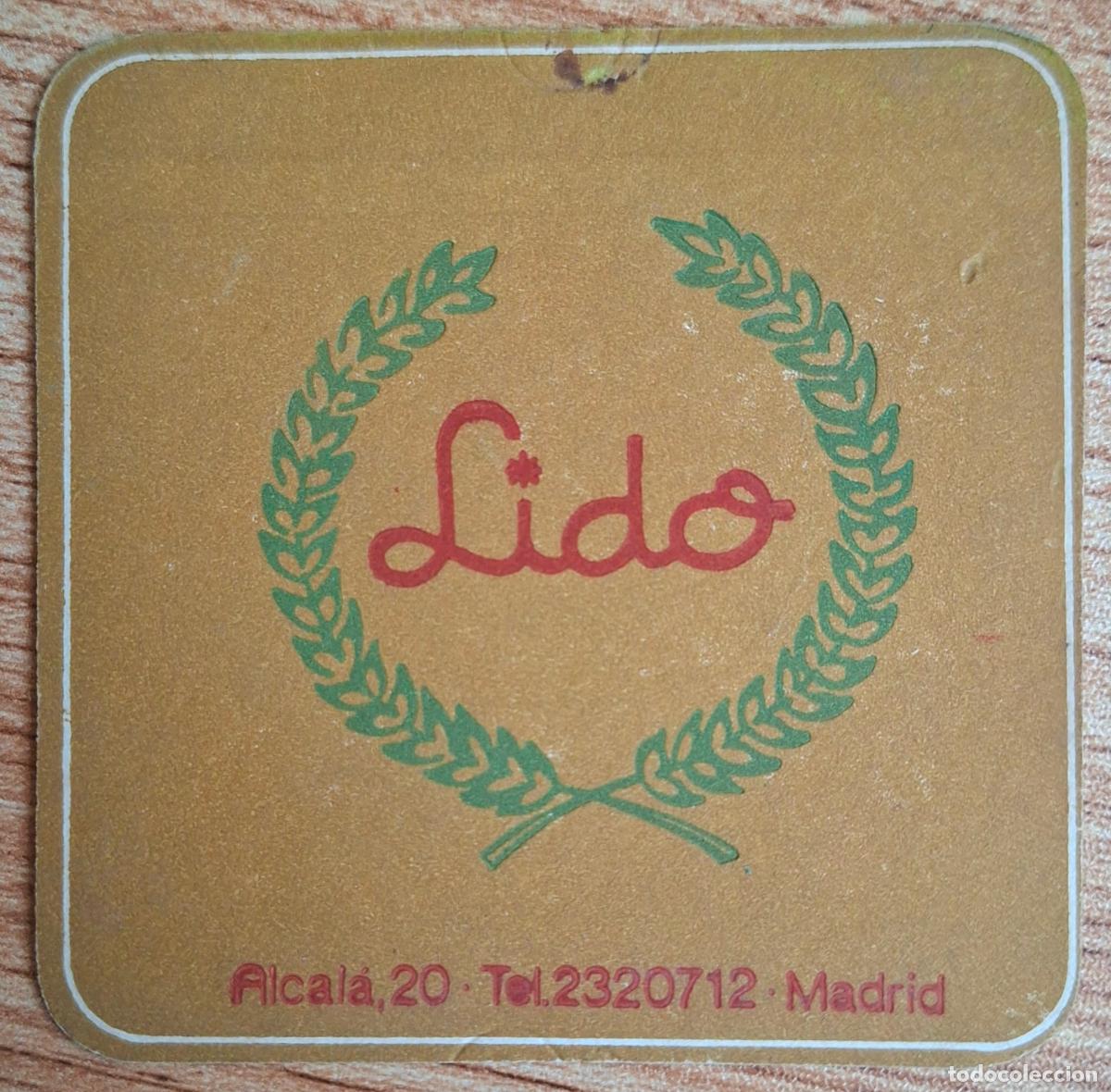 Otros art&iacute;culos de coleccionismo en papel: Posavasos Lido - Madrid