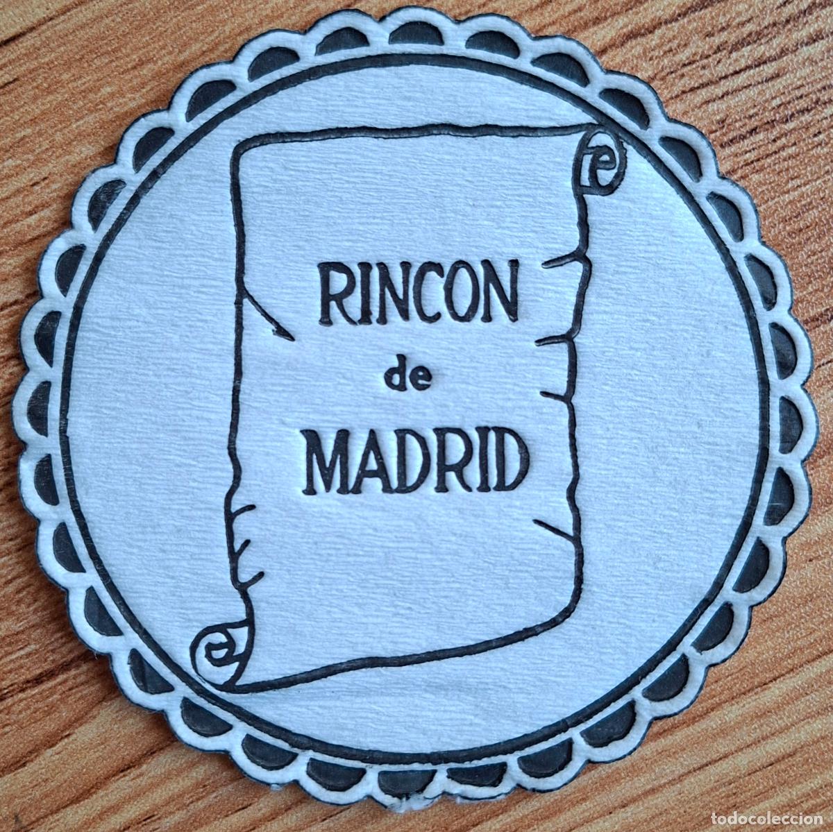 Otros art&iacute;culos de coleccionismo en papel: Posavasos Cafeter&iacute;a Rinc&oacute;n de Madrid