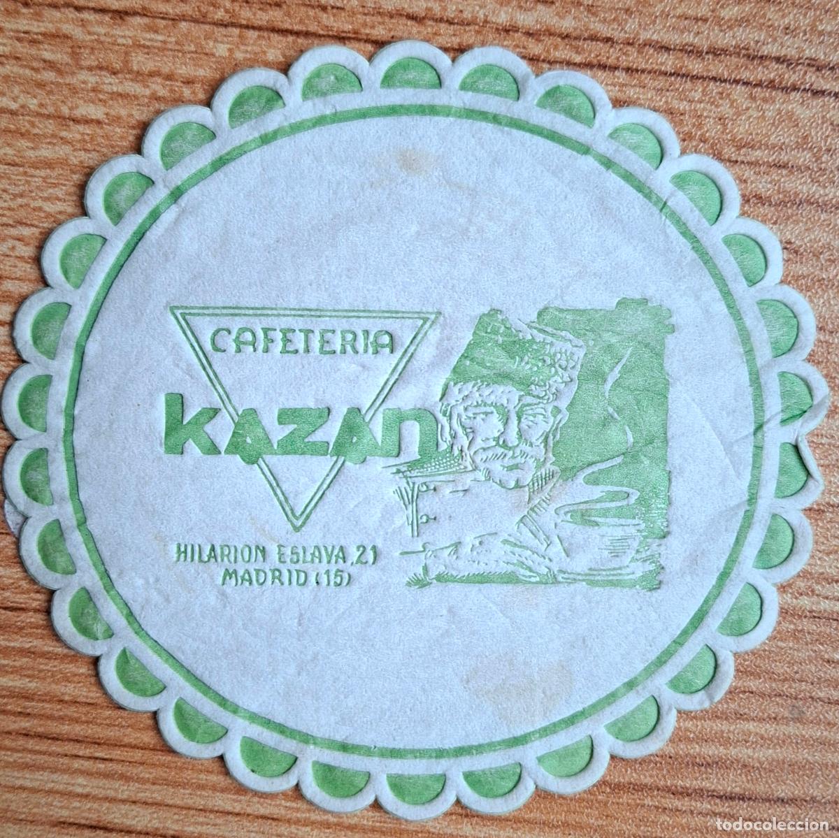 Otros art&iacute;culos de coleccionismo en papel: Posavasos Cafeter&iacute;a Kazan - Madrid
