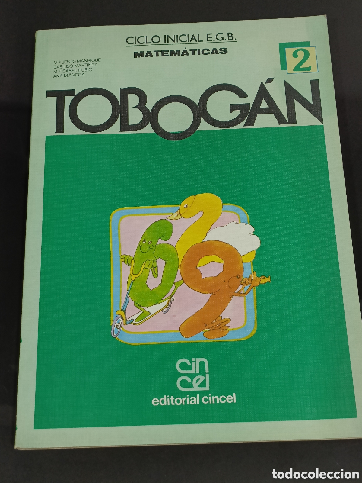 Otros art&iacute;culos de coleccionismo en papel: 1982 Libro texto Tobog&aacute;n 2 Matem&aacute;ticas