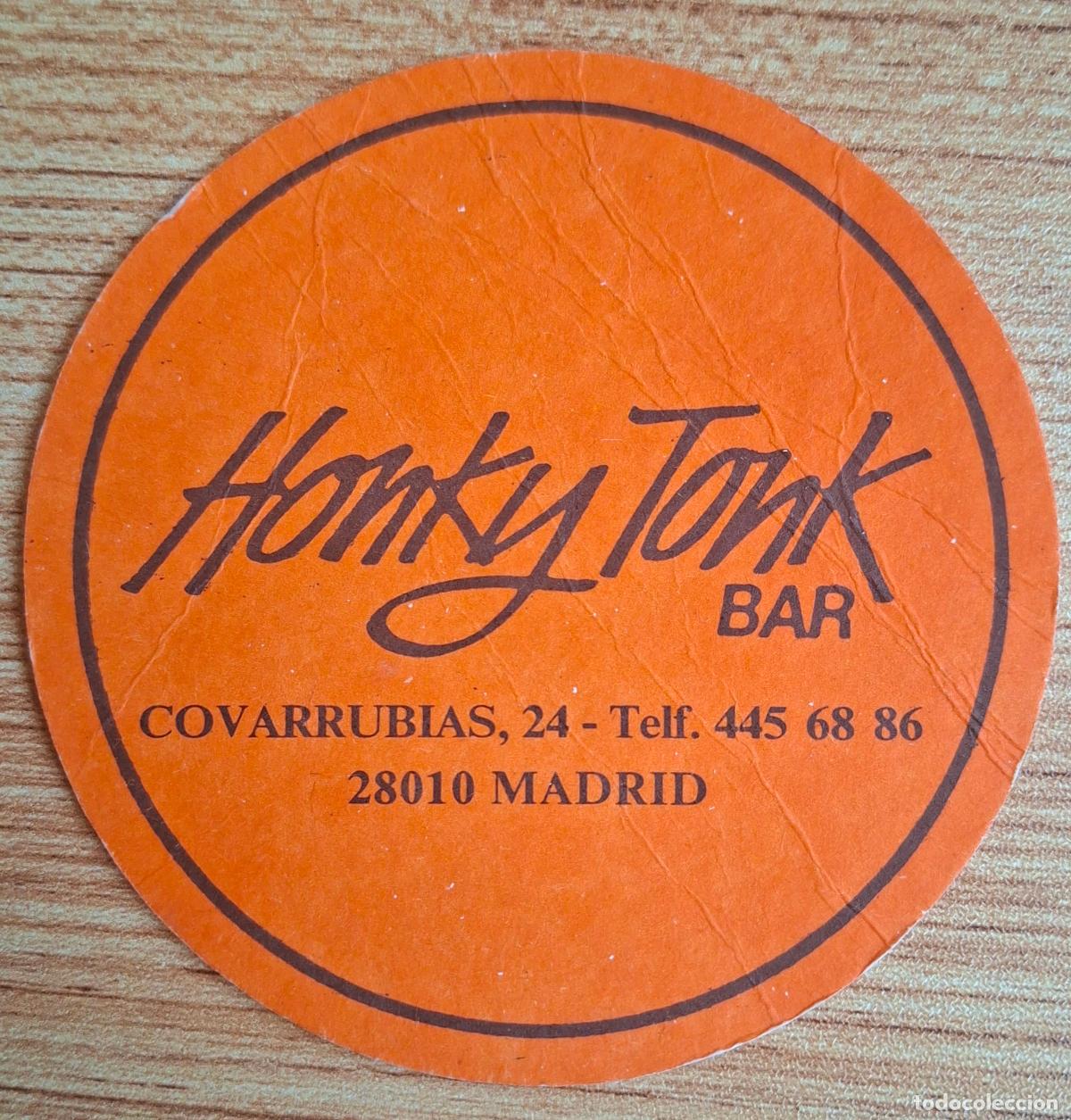 Otros art&iacute;culos de coleccionismo en papel: Posavasos Honky Tonk - Madrid