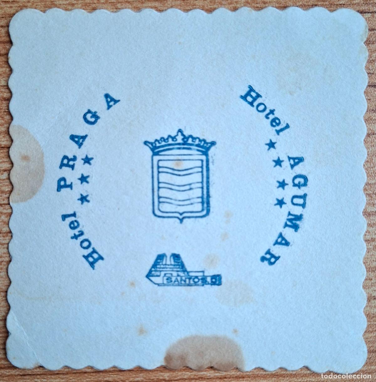 Otros art&iacute;culos de coleccionismo en papel: Posavasos Hotel Praga / Agumar - Madrid